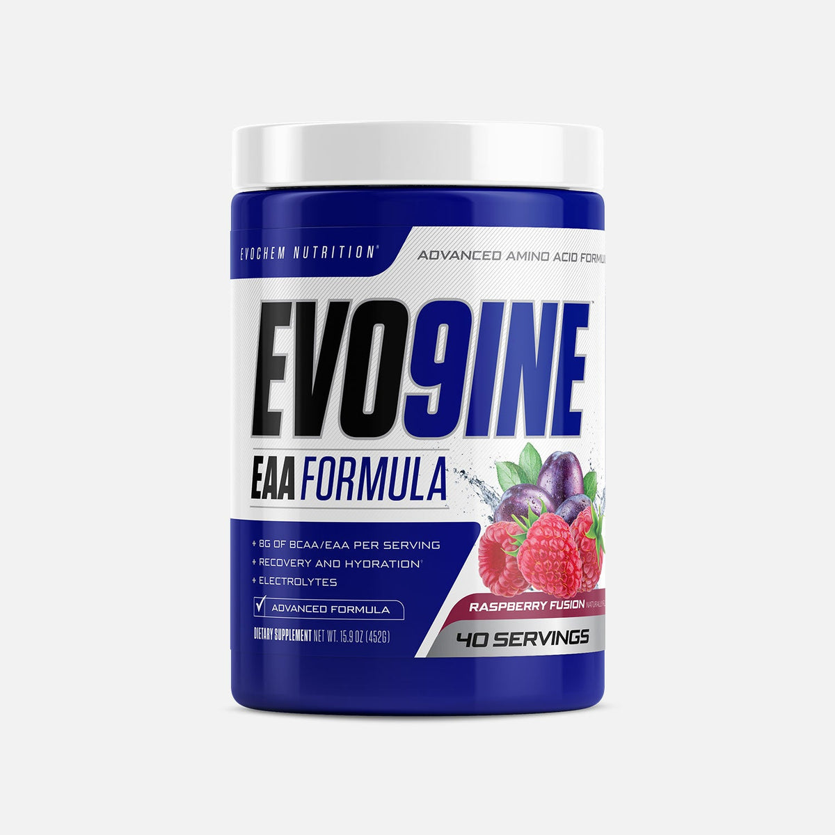 EvoChem Nutrition EVO9INE Raspberry Fusion supplement