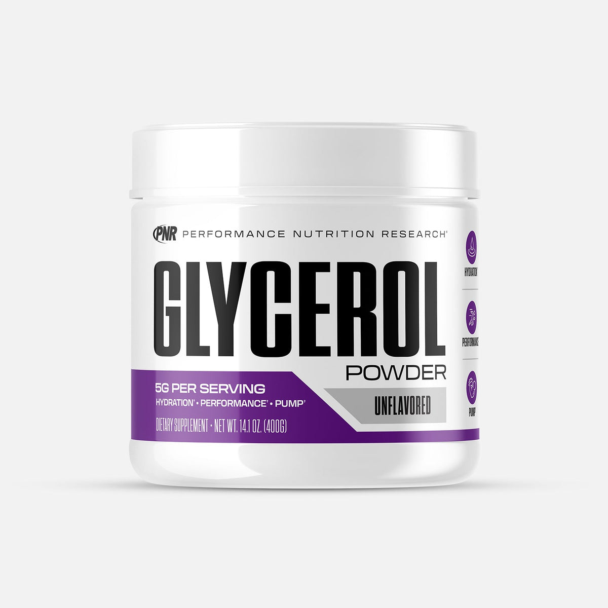 Performance Nutrition Research Glycerol Powder Unflavored supplement