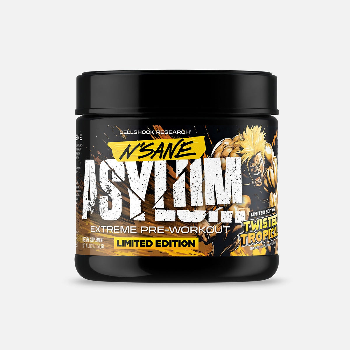 Cellshock Research N'SANE Asylum Twisted Tropical (High Stim) supplement