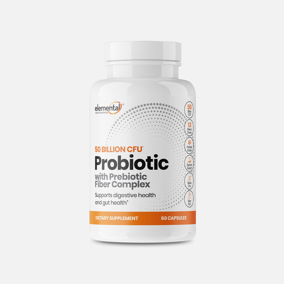 Elemental Health Sciences Probiotic 60 Capsules supplement