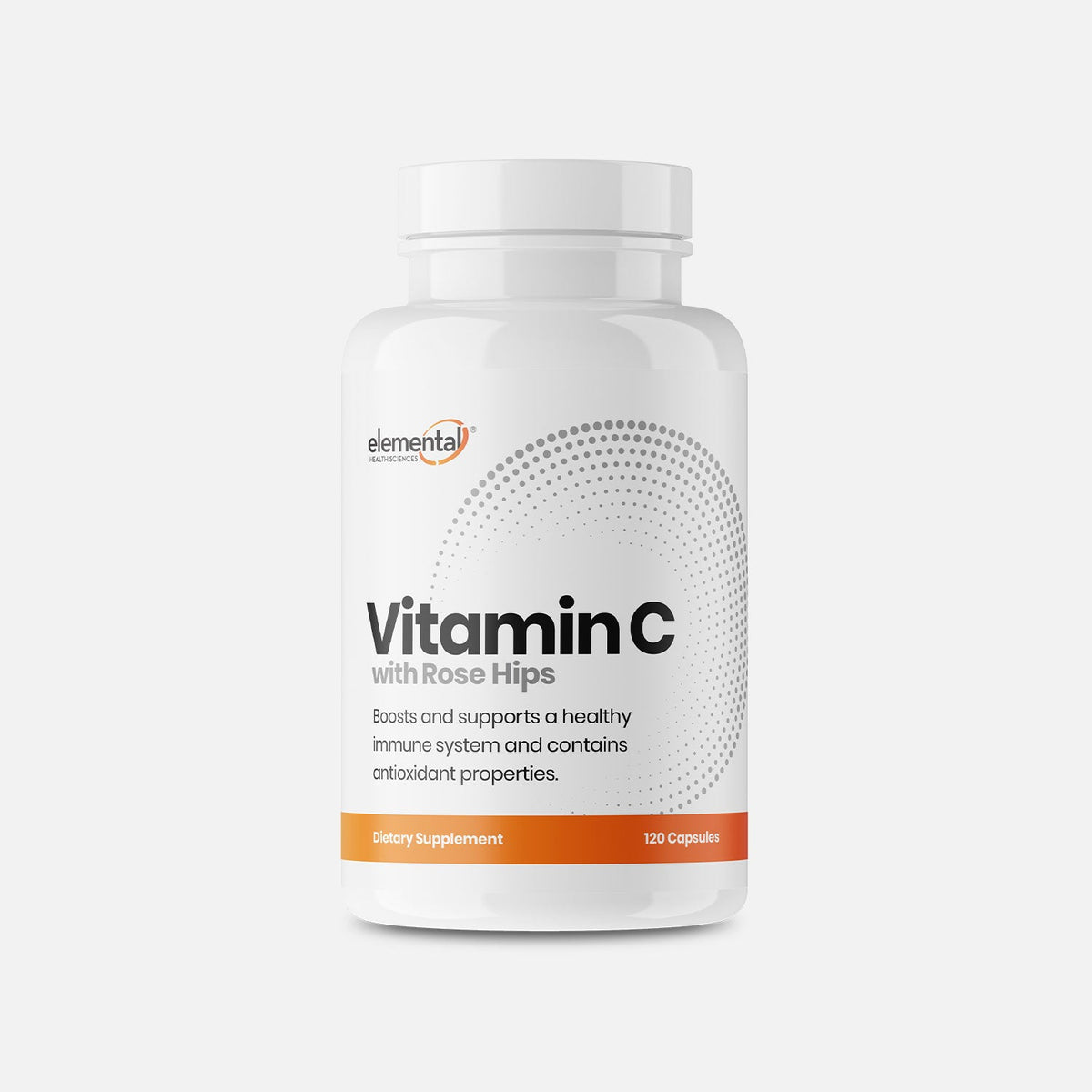 Elemental Health Sciences Vitamin C 120 Capsules supplement