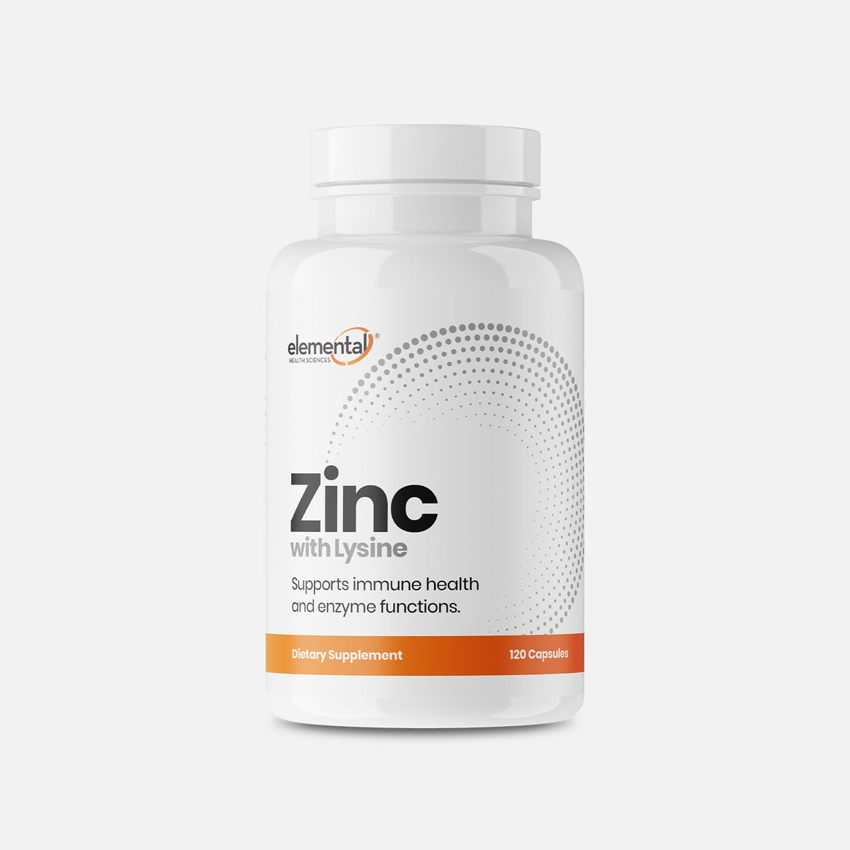 Elemental Health Sciences Zinc 120 Capsules supplement