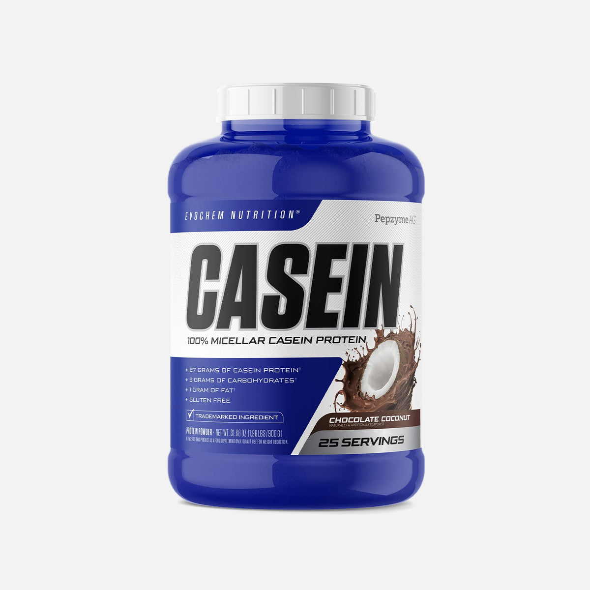 EvoChem Nutrition Casein Chocolate Coconut supplement