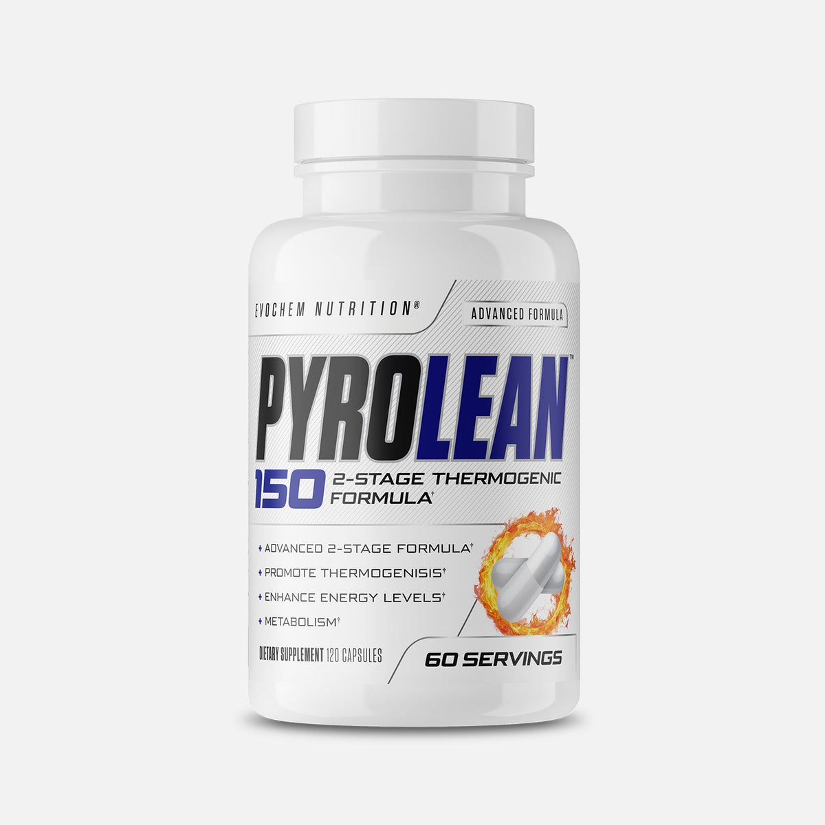 EvoChem Nutrition Pyrolean 150 120 Capsules supplement