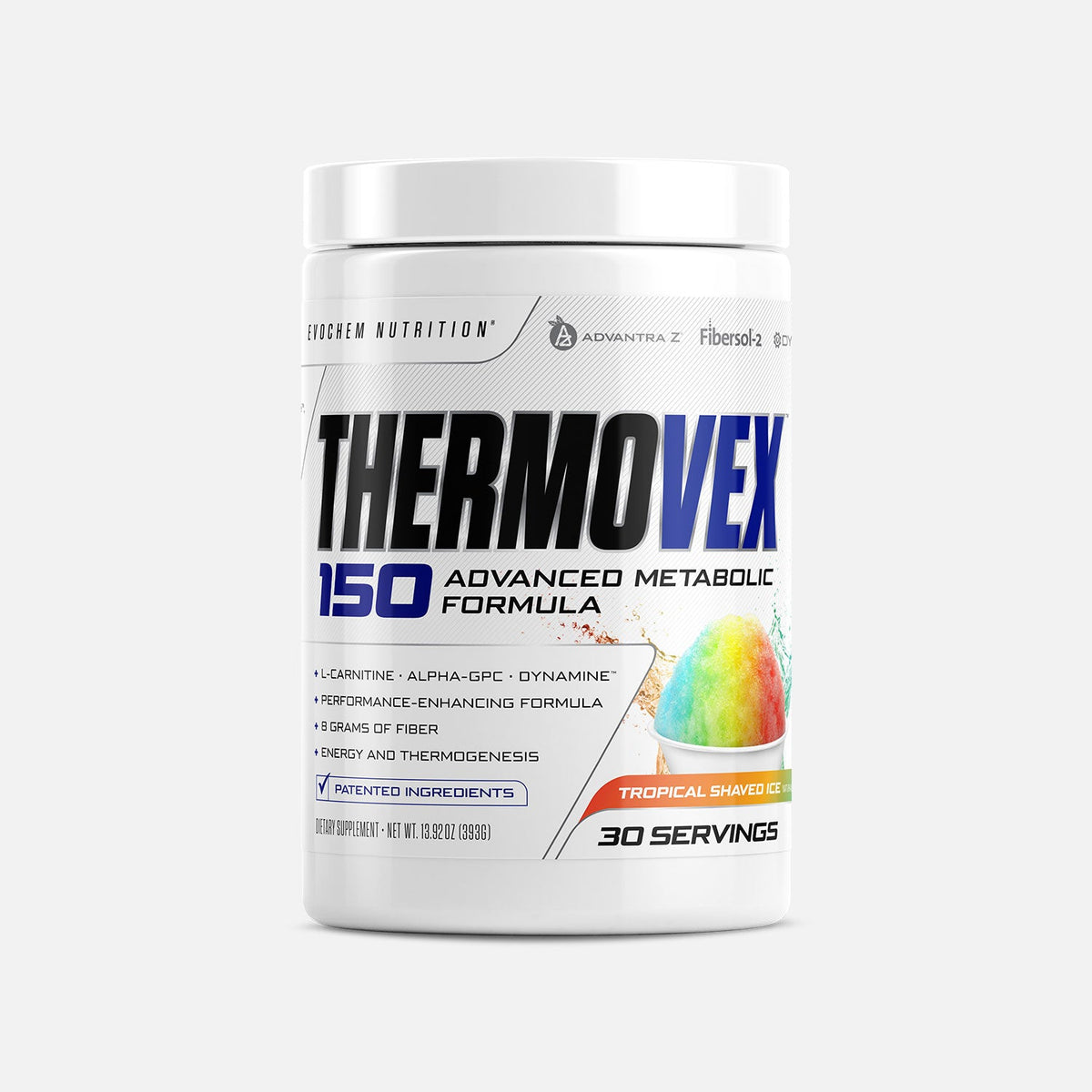 EvoChem Nutrition Thermovex 150 Tropical Shaved Ice supplement