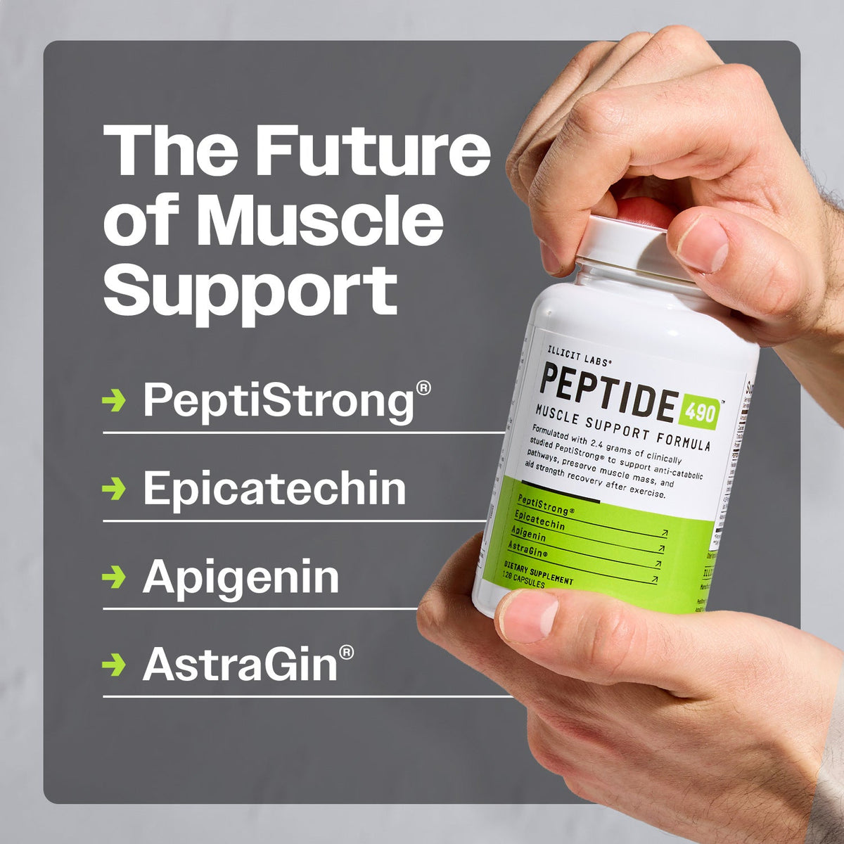 Illicit Labs Peptide 490 supplement