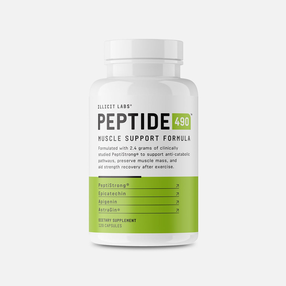 Illicit Labs Peptide 490 120 Capsules supplement