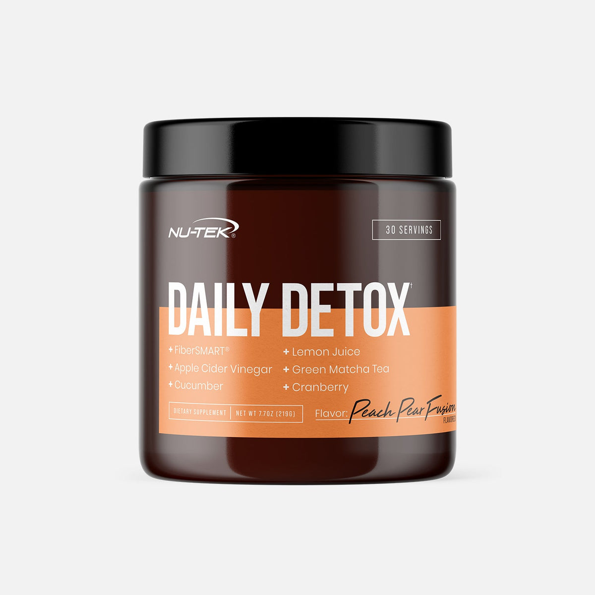 NU-TEK Nutrition Daily Detox Peach Pear Fusion supplement