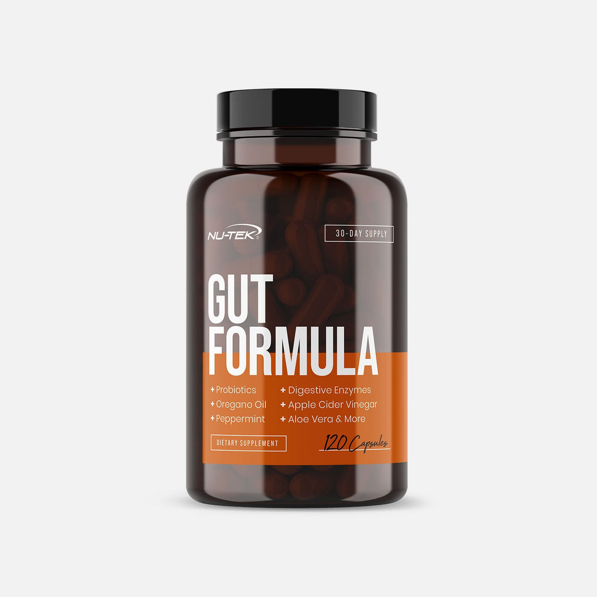 NU-TEK Nutrition Gut Formula 120 Capsules supplement