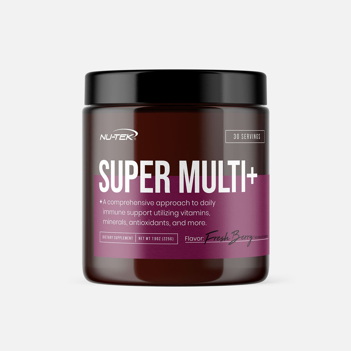 NU-TEK Nutrition Super Multi+ Fresh Berry supplement
