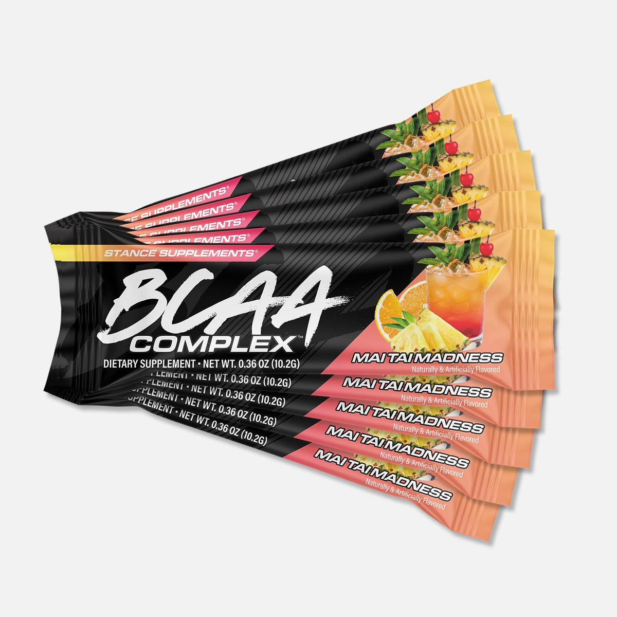 Stance Supplements BCAA Complex Stick Packs Mai Tai Madness (12-pack) supplement