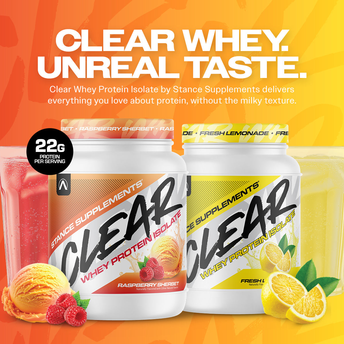 Stance Supplements Clear Whey Protein Isolate supplement