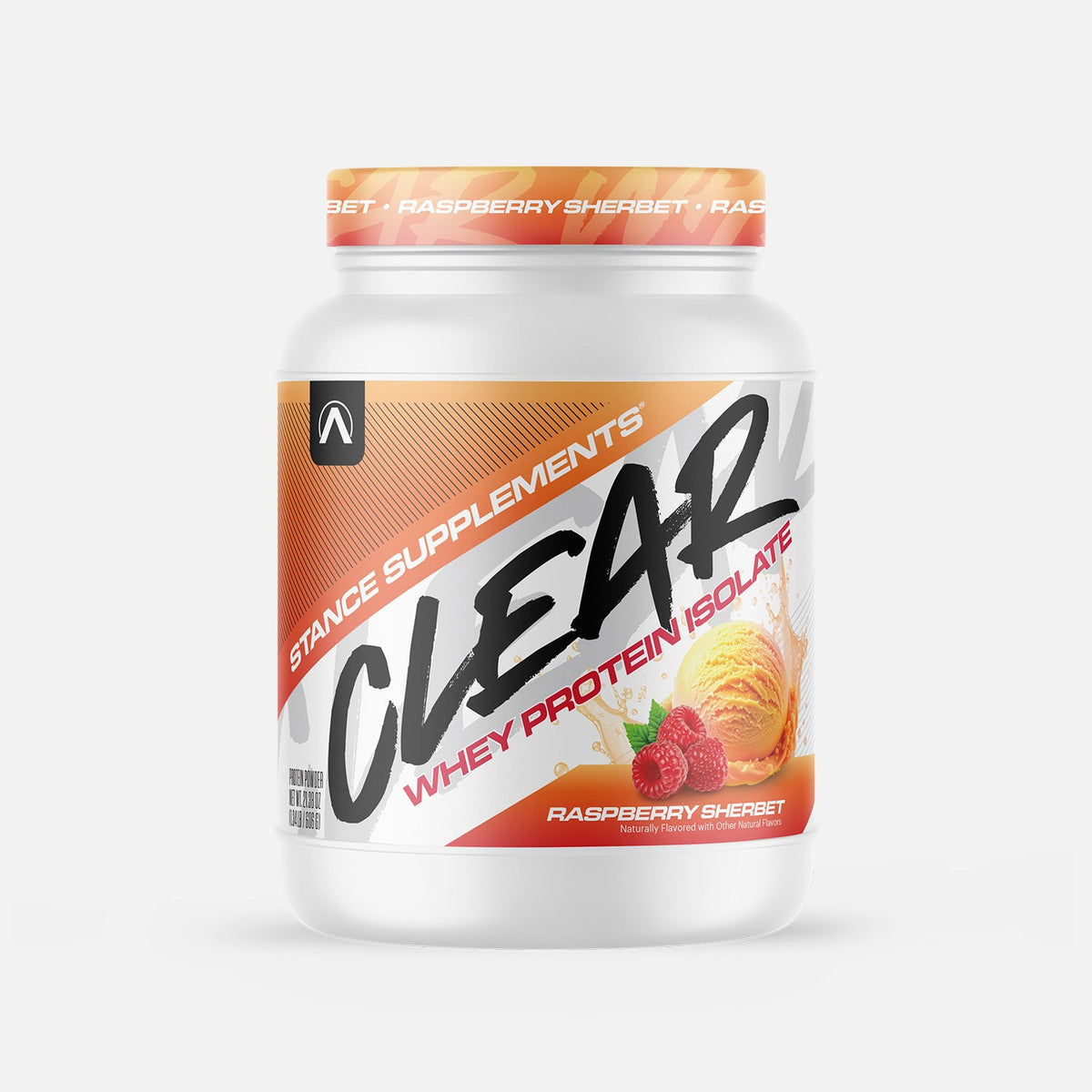 Stance Supplements Clear Whey Protein Isolate Raspberry Sherbet supplement