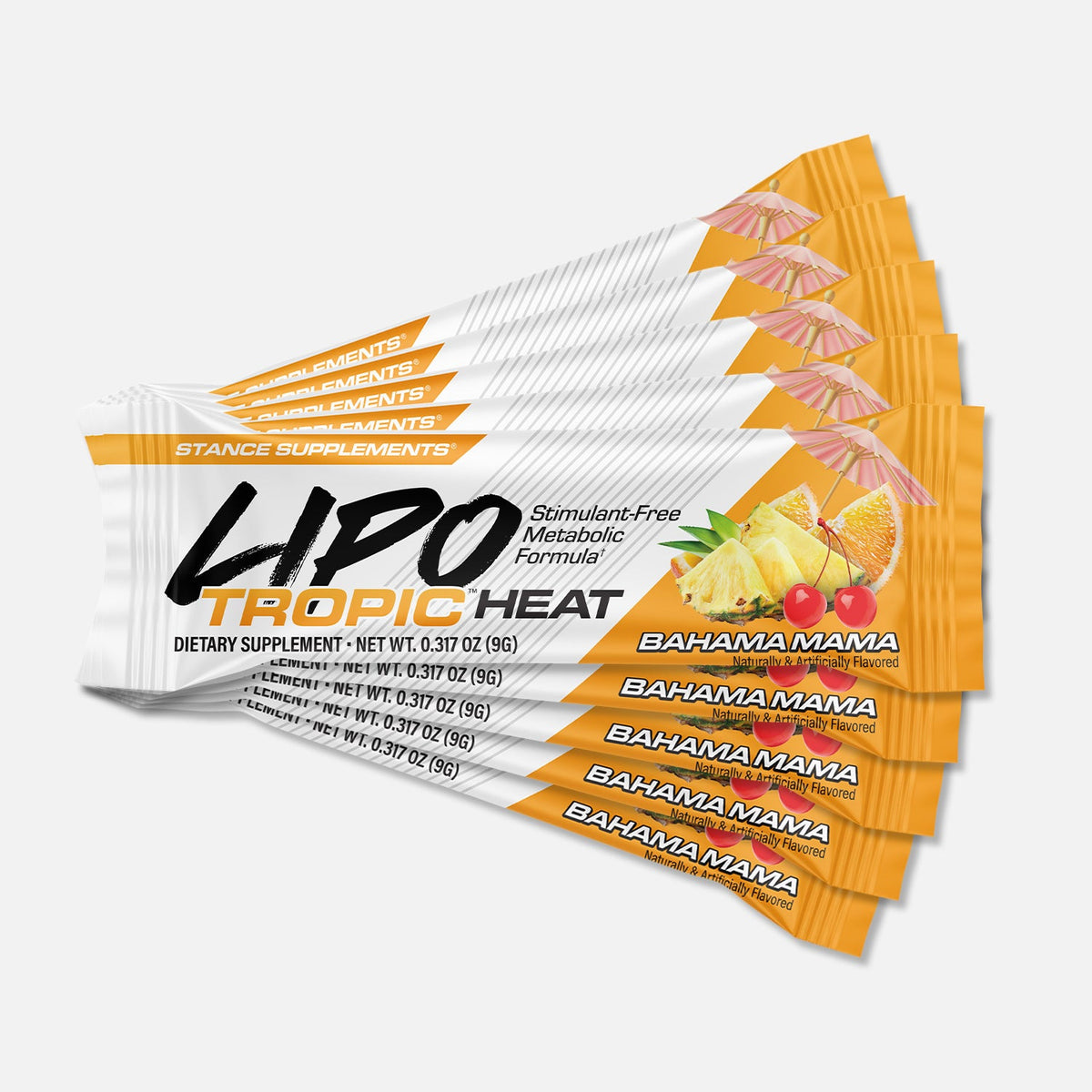 Stance Supplements Lipotropic Heat Stick Packs Bahama Mama (12 Stick Packs) supplement