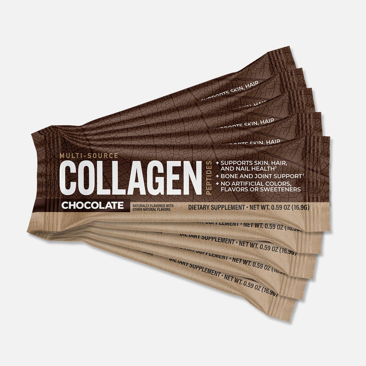 Trailhead Nutrition Multi-Source Collagen Peptides Stick Packs Chocolate (12 Stick Packs) supplement