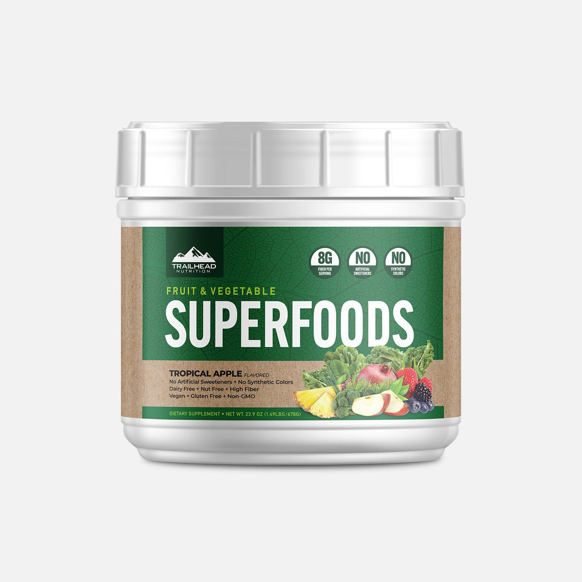 Trailhead Nutrition Superfoods Tropical Apple supplement