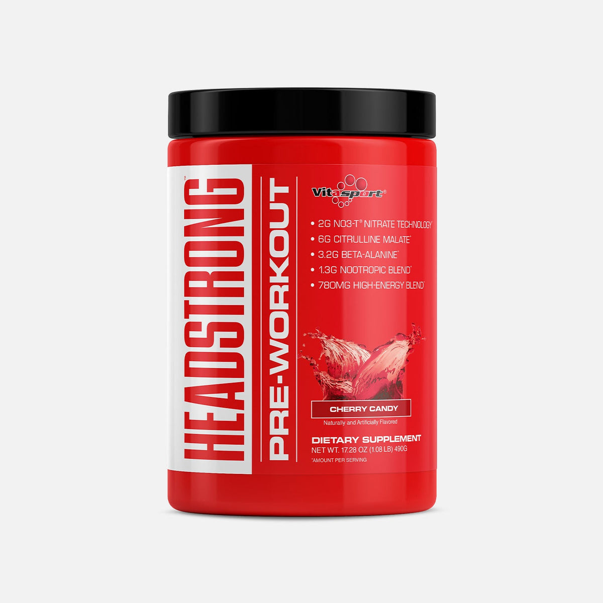 Vitasport Headstrong Cherry Candy supplement