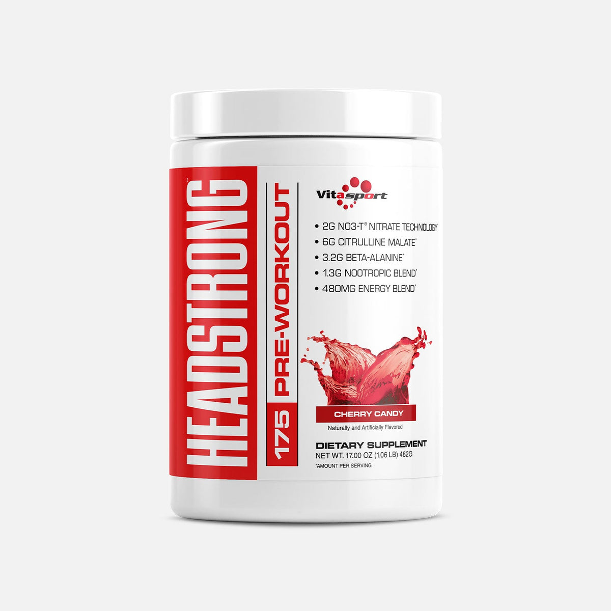 Vitasport Headstrong 175 Cherry Candy supplement