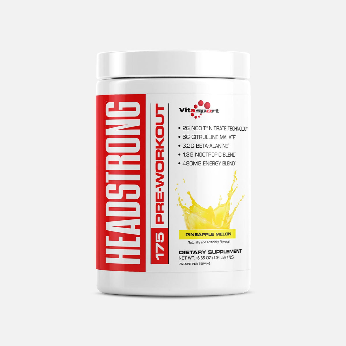Vitasport Headstrong 175 Pineapple Melon supplement