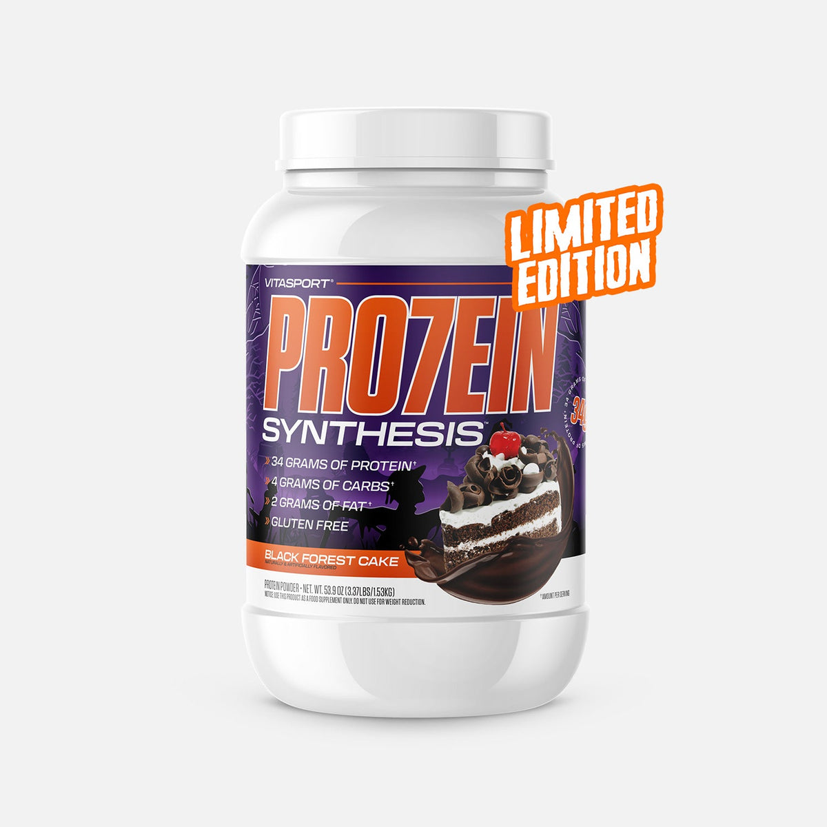 Vitasport PRO7EIN Synthesis Black Forest Cake (3lb) supplement