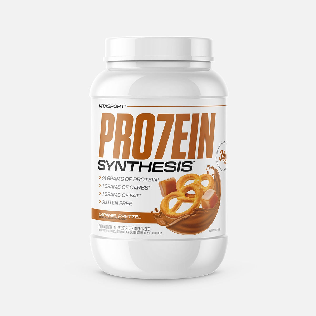 Vitasport PRO7EIN Synthesis Caramel Pretzel (3lb) supplement