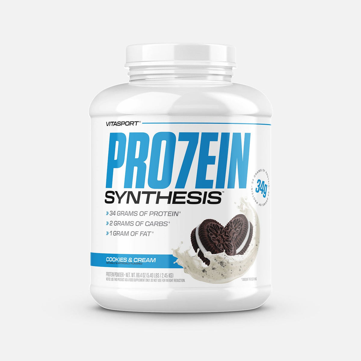 Vitasport PRO7EIN Synthesis Cookies & Cream (5lb) supplement