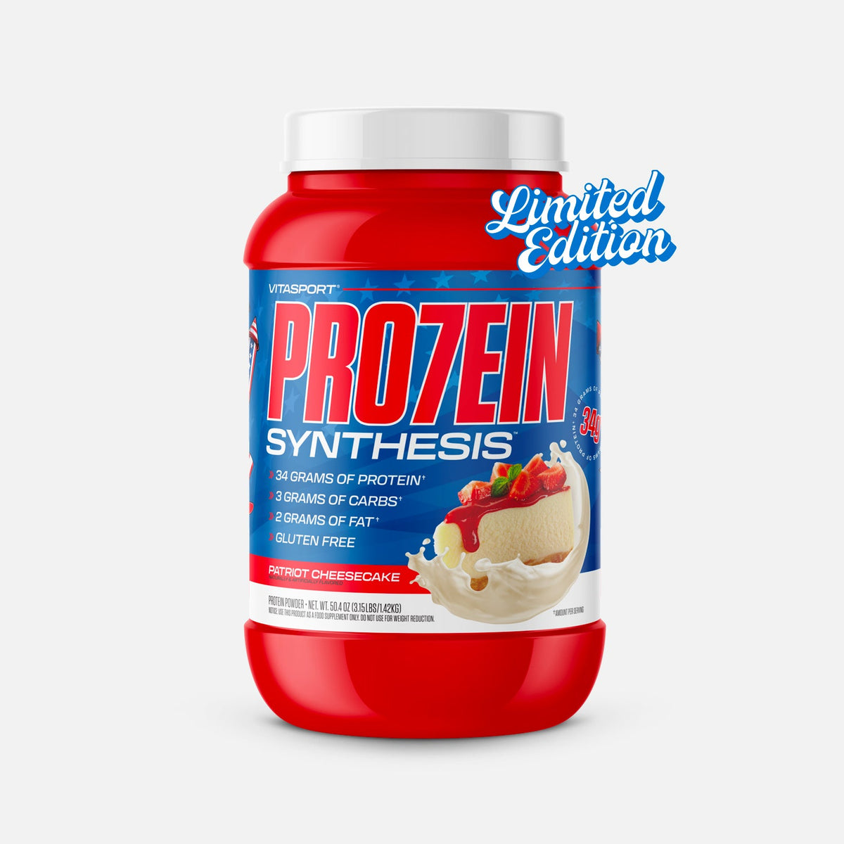 Vitasport PRO7EIN Synthesis Patriot Cheesecake (3lb) supplement