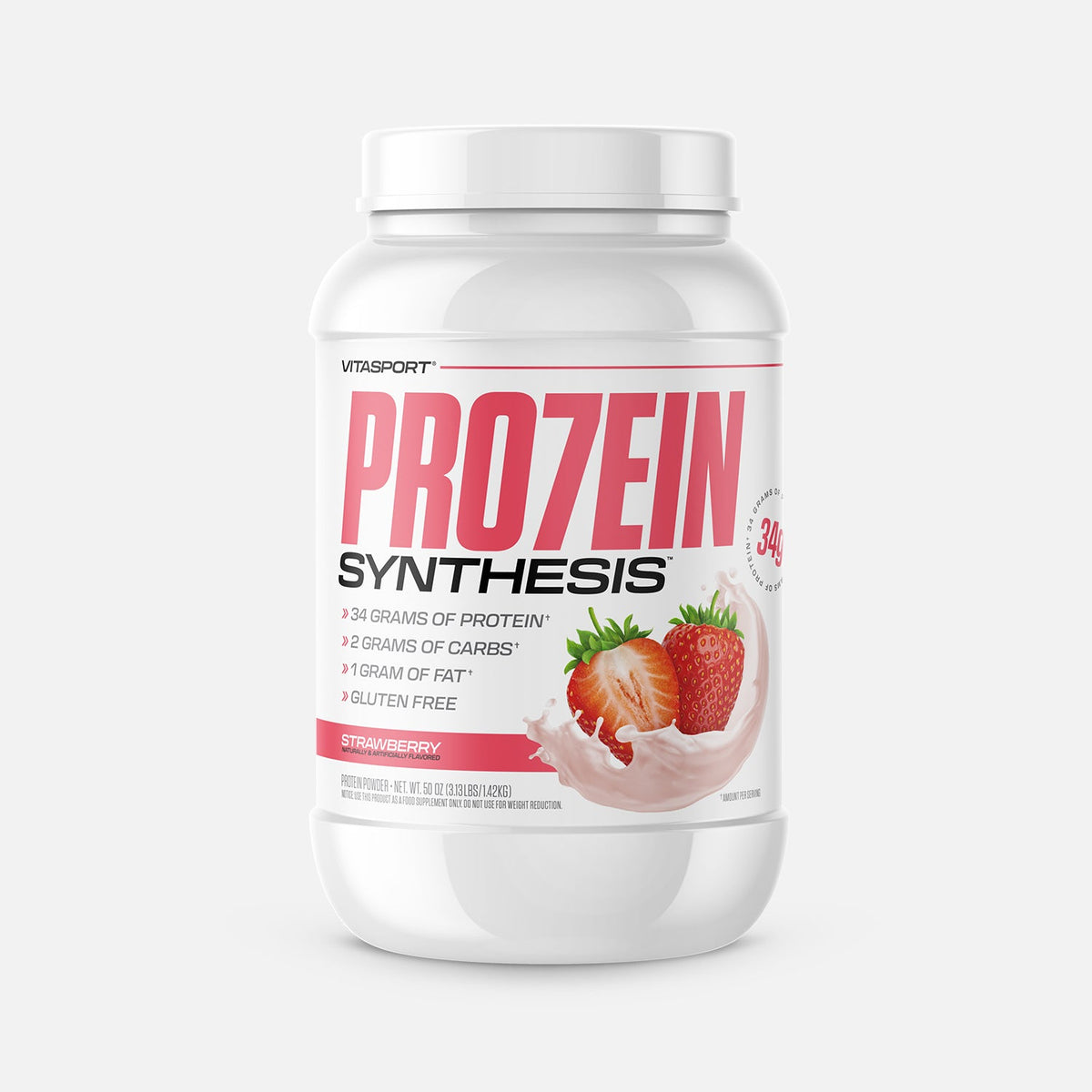 Vitasport PRO7EIN Synthesis Strawberry (3lb) supplement