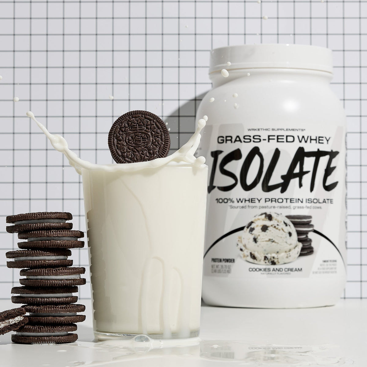 WRKETHIC Supplements Grass-Fed Whey Isolate supplement
