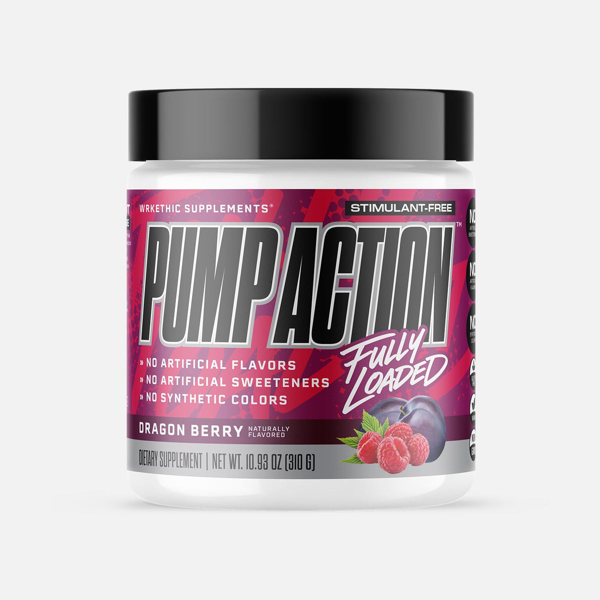 WRKETHIC Supplements Pump Action Fully Loaded Dragon Berry supplement